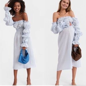 Sleeper Linen Long Sleeve Dress